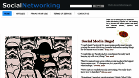 What Whatissocialnetworking.com website looked like in 2017 (6 years ago)