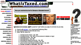 What Whatistaxed.com website looked like in 2017 (6 years ago)