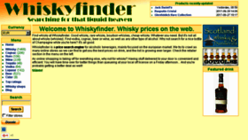 What Whiskyfinder.eu website looked like in 2017 (6 years ago)