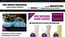 What Whitechaircovers.co.uk website looked like in 2017 (6 years ago)