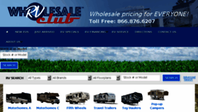 What Wholesalervclub.com website looked like in 2017 (6 years ago)