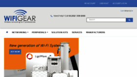 What Wifigear.co.uk website looked like in 2017 (6 years ago)