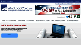 What Windloadcalc.com website looked like in 2017 (6 years ago)