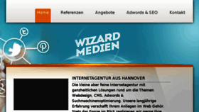 What Wizardmedien.de website looked like in 2017 (6 years ago)