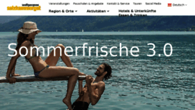 What Wolfgangsee.at website looked like in 2017 (6 years ago)