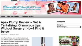 What Womenhealthandbeauty.com website looked like in 2017 (6 years ago)