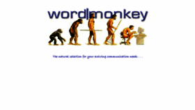 What Wordmonkey.com website looked like in 2017 (6 years ago)