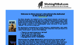 What Workingpitbull.com website looked like in 2017 (6 years ago)