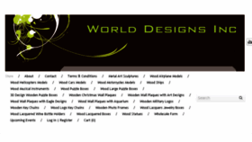 What Worlddesignco.com website looked like in 2017 (6 years ago)