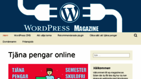 What Wp-magazine.se website looked like in 2017 (6 years ago)