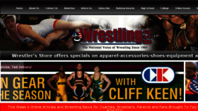 What Wrestlingusa.com website looked like in 2017 (6 years ago)
