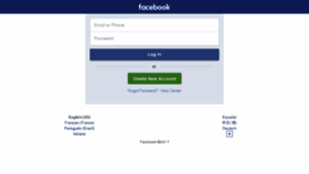 What Wwww.facebook.com website looked like in 2017 (6 years ago)