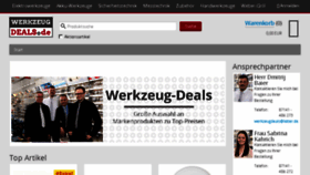 What Werkzeug-deals.de website looked like in 2017 (6 years ago)