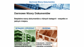What Wzorydokumentow.info website looked like in 2017 (6 years ago)