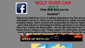 What Wolfrivercam.com website looked like in 2017 (8 years ago)