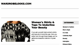 What Wardrobelooks.com website looked like in 2017 (7 years ago)