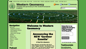 What Westerngeomancy.org website looked like in 2017 (6 years ago)