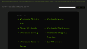 What Wholesalermart.com website looked like in 2017 (6 years ago)