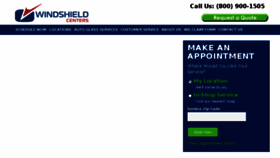 What Windshieldcenters.com website looked like in 2017 (6 years ago)