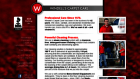 What Windellscarpetcare.com website looked like in 2017 (6 years ago)
