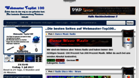 What Webmaster-top100.de website looked like in 2017 (6 years ago)