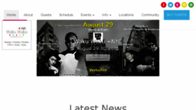 What Wakuwakunyc.com website looked like in 2017 (6 years ago)