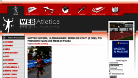 What Web-atletica.it website looked like in 2017 (6 years ago)