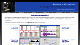What Wavewin.net website looked like in 2017 (6 years ago)