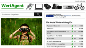 What Wertagent.com website looked like in 2017 (8 years ago)