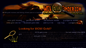 What Wowgoldfinder.com website looked like in 2017 (6 years ago)