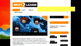 What What2learn.com website looked like in 2017 (6 years ago)