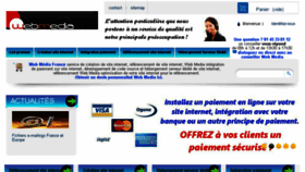 What Web-media-france.fr website looked like in 2017 (6 years ago)