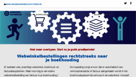 What Webwinkelfacturen.nl website looked like in 2017 (6 years ago)