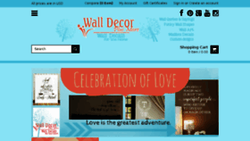 What Walldecorplusmore.com website looked like in 2017 (6 years ago)