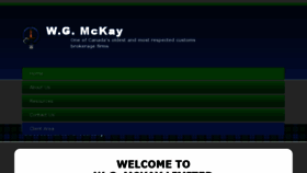What Wgmckay.com website looked like in 2017 (6 years ago)