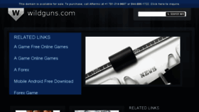What Wildguns.com website looked like in 2017 (6 years ago)
