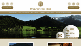 What Walchseerhof.com website looked like in 2017 (6 years ago)