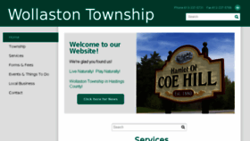 What Wollastontownship.ca website looked like in 2017 (6 years ago)