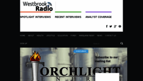 What Westbrookradio.com website looked like in 2017 (6 years ago)