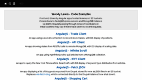 What Woodylewis.net website looked like in 2017 (6 years ago)