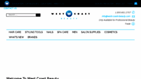 What West-coast-beauty.com website looked like in 2017 (6 years ago)
