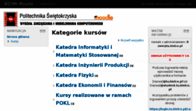 What Wzimk-moodle.tu.kielce.pl website looked like in 2017 (6 years ago)