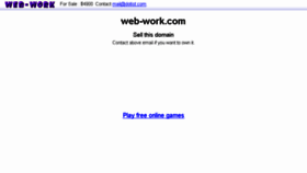 What Web-work.com website looked like in 2017 (6 years ago)
