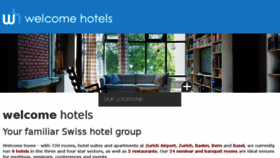 What Welcomehotels.ch website looked like in 2017 (6 years ago)