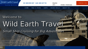 What Wildearth-travel.com website looked like in 2017 (6 years ago)