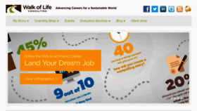 What Walkoflifeconsulting.com website looked like in 2017 (6 years ago)