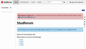 What Wiki.studforum.net website looked like in 2017 (6 years ago)