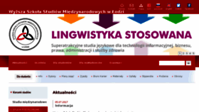 What Wssm.edu.pl website looked like in 2017 (6 years ago)