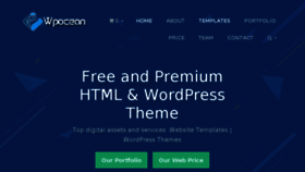 What Wpocean.com website looked like in 2017 (6 years ago)