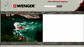 What Wenger.com.au website looked like in 2017 (6 years ago)